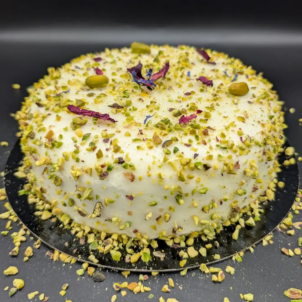 Entremets Pistache Fleur d'oranger